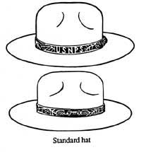 standard hat and hatband