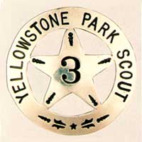 Yellowstone Park Scout badge