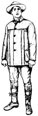 first authorized uniform, 1911