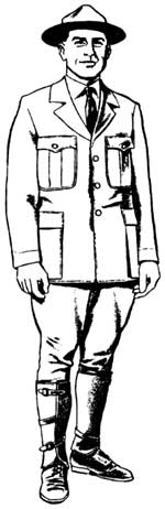 man's uniform