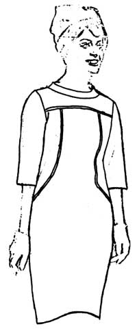 drawing of dress