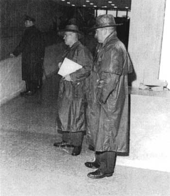 two rangers with Vice-President Humphrey