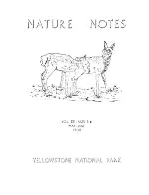 cover to Nature Notes