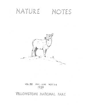 cover to Nature Notes