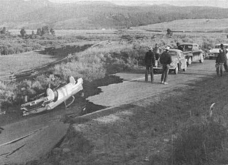 overturned car
