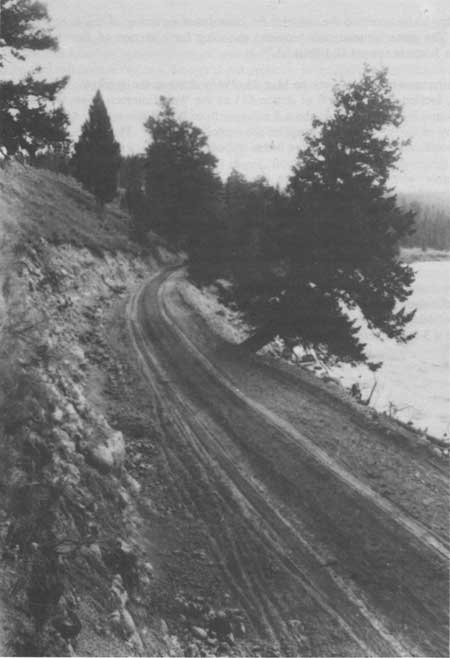 Road along Madison River