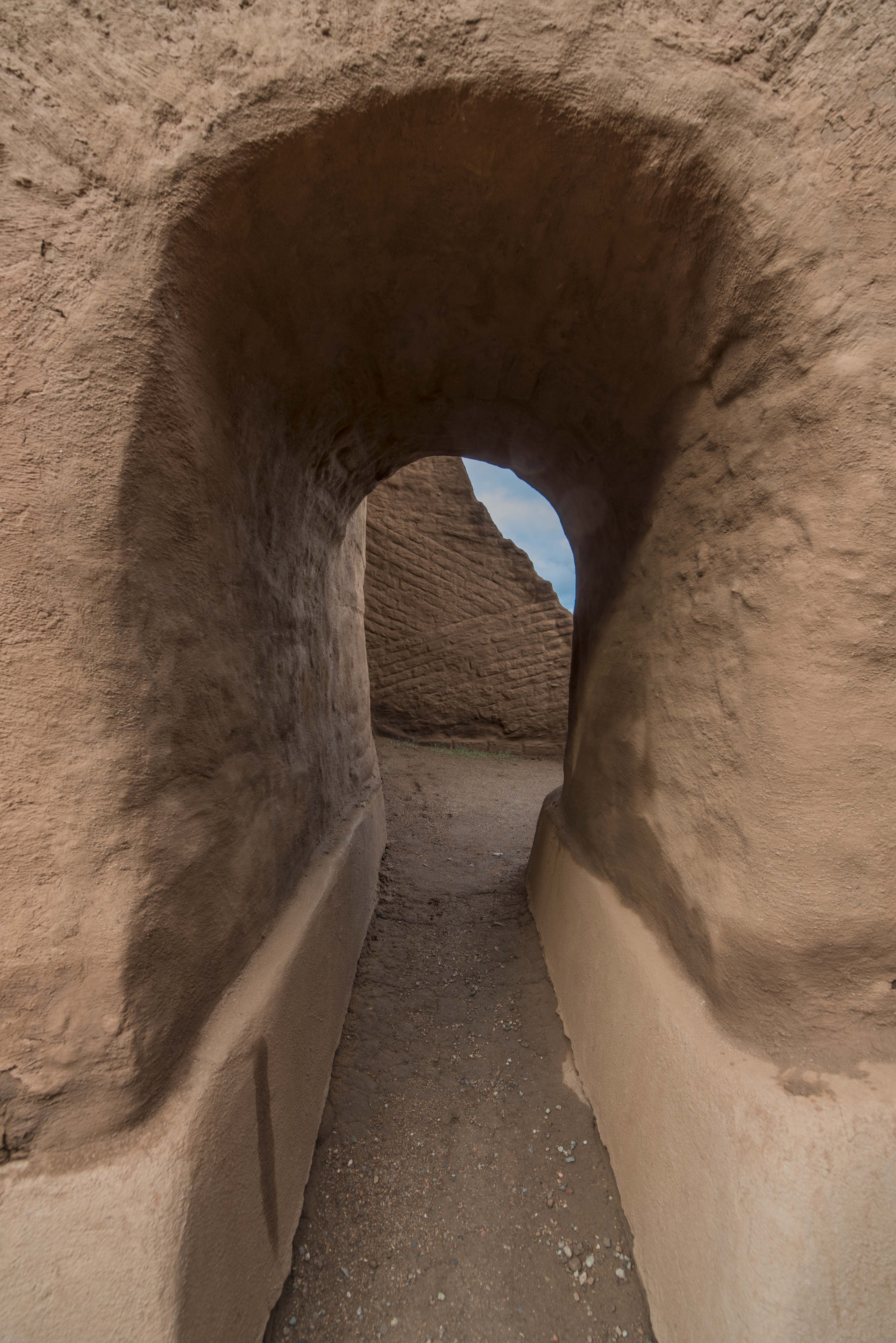 Adobe, plaster, doorway