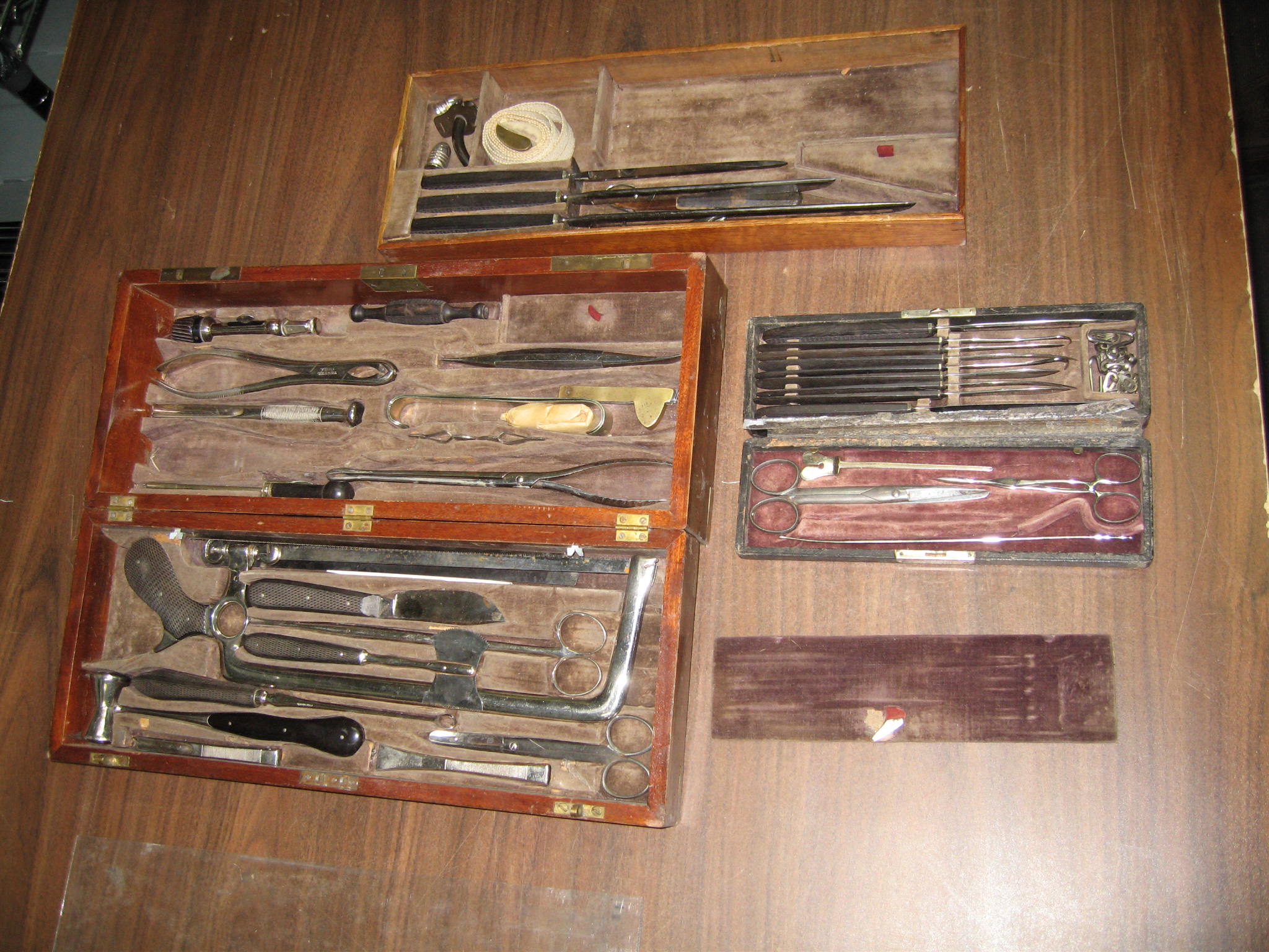 A box of tools used for surgery