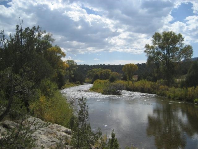 Summer view of Pecos River