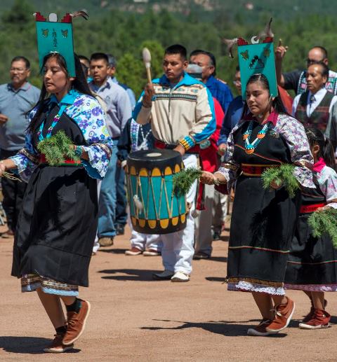 Feast Day corn dance, Jemez, August 2016 Feast Day corn dance, Jemez, August 2016