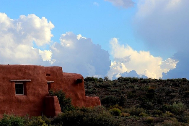 Painted Desert Inn Casita traditional Puebloan style cabin