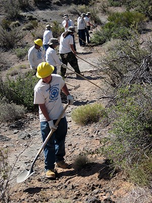 YCC members at work