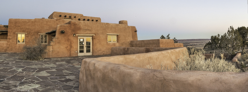 Morning lights hits Painted Desert Inn Morning lights hits Painted Desert Inn