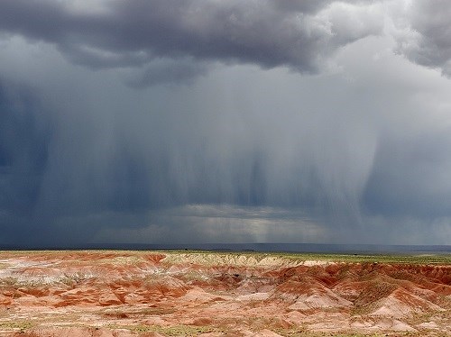 Rain view from North No Name Point
