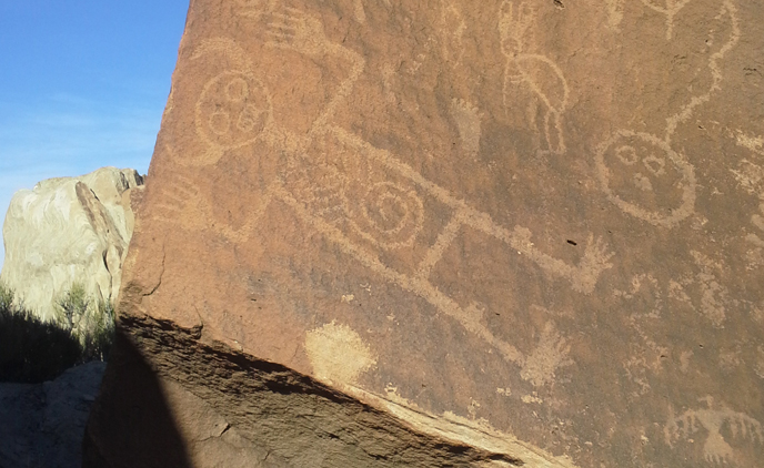 Starving Man Petroglyph