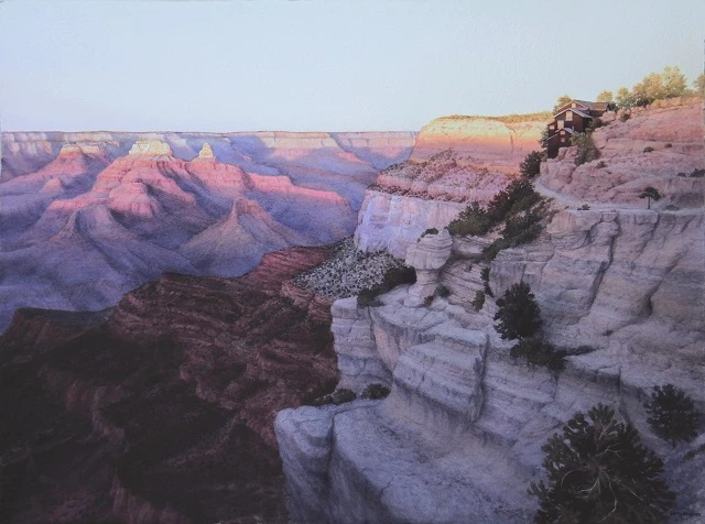 2014 Last Kiss, watercolor, 30x22