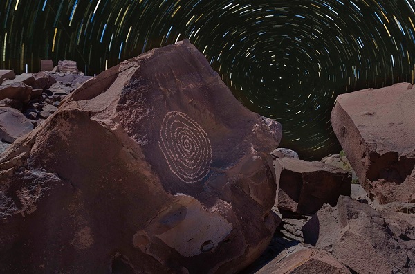 Martha's Butte Night Sky by Brent Schoenfeld