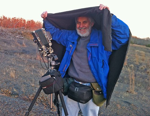 Gary Cawood with camera