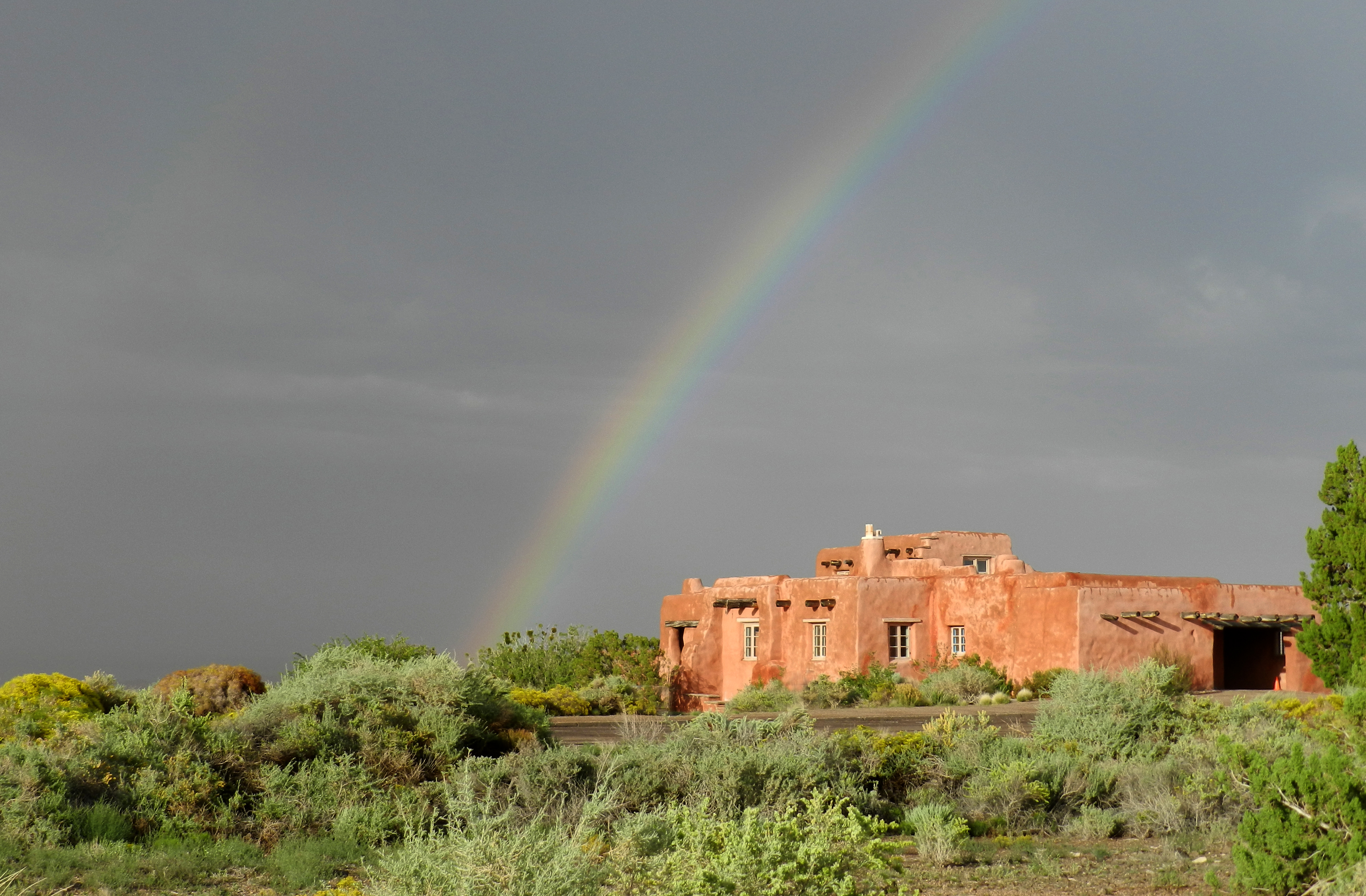 Painted Desert Inn under a Rainbow Painted Desert Inn under a Rainbow