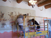 Kabotie mural conservation