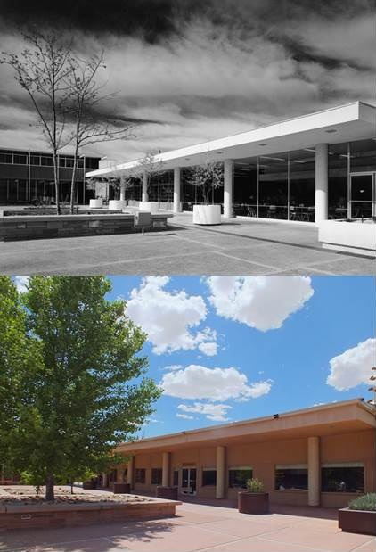 Painted Desert Community Complex today and 1960s