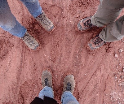 Hikers Boots in Backcountry