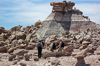 A guided hike into Devil's Playground.