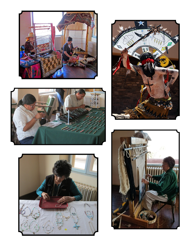 Cultural Demonstrators at Painted Desert Inn Several images of cultural demonstrators at Petrified Forest National Park.