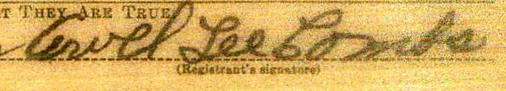 Combs signature