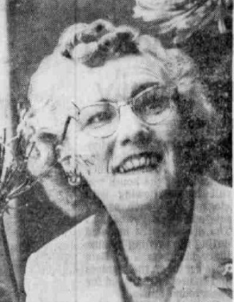 Gladys Smith black and white photo