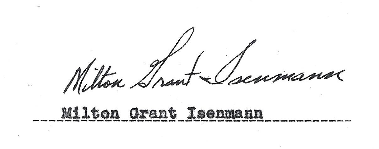 Isenmann Signature