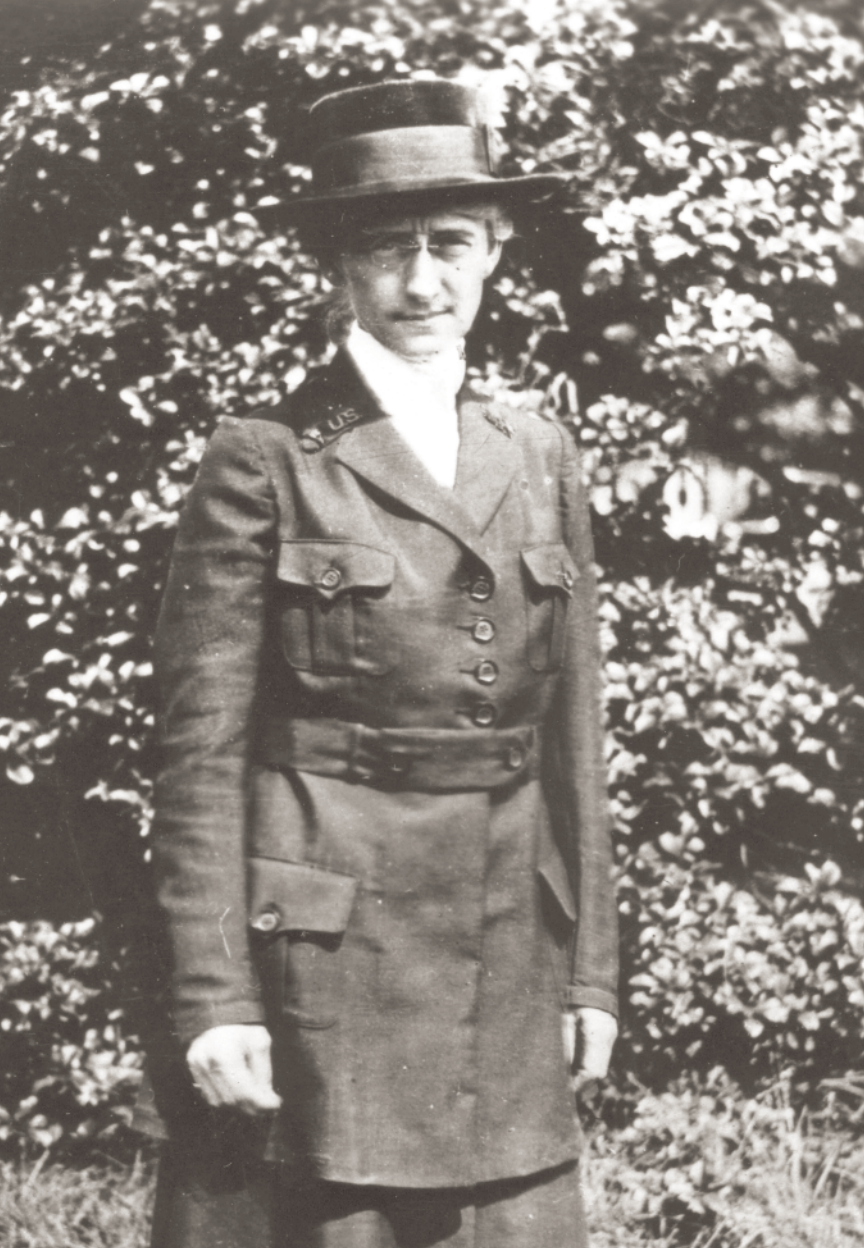 woman in nurses uniform