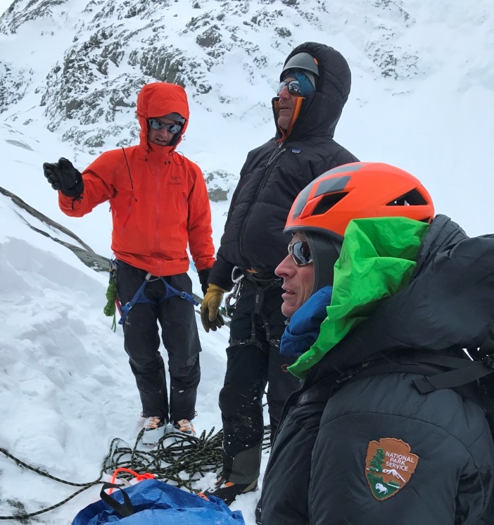 Rangers review technical rope rescue technique