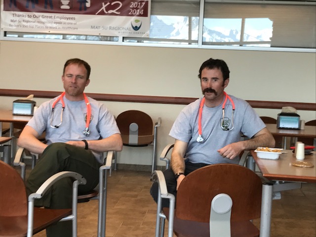 Rangers take a break from the ER during a Clinical Training Day