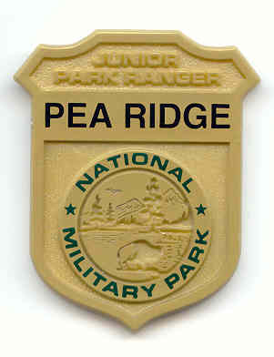 Pea Ridge Junior Ranger badge