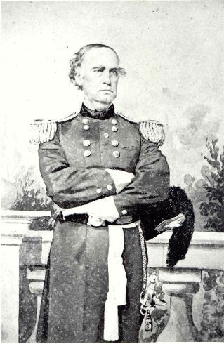 Civil War Postcard Brigadier General Samuel Curtis Union Army Pea Ridge Chair 