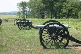 Artillery at Stop 9 Artillery at Stop 9