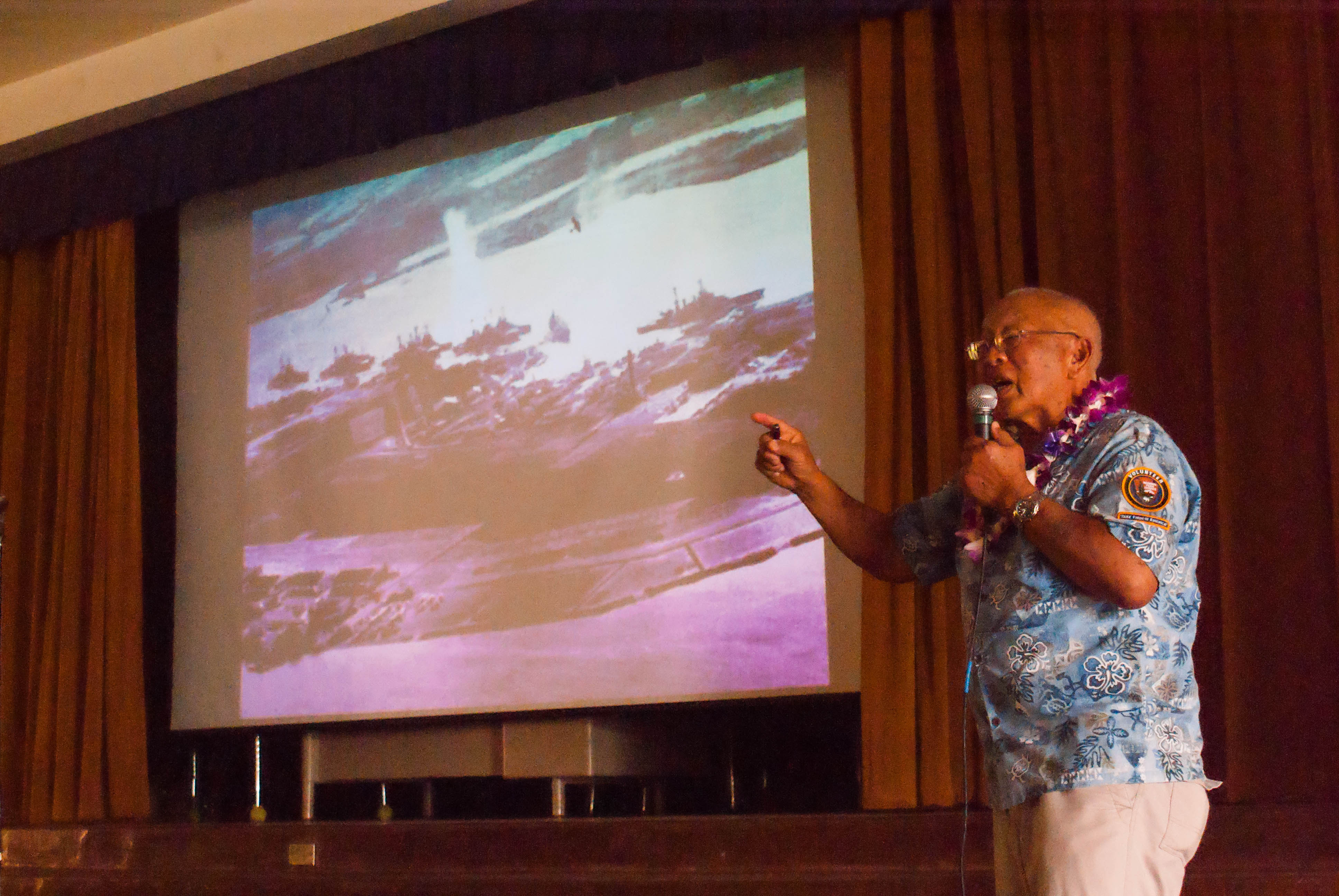 Jimmy Lee speaks to students