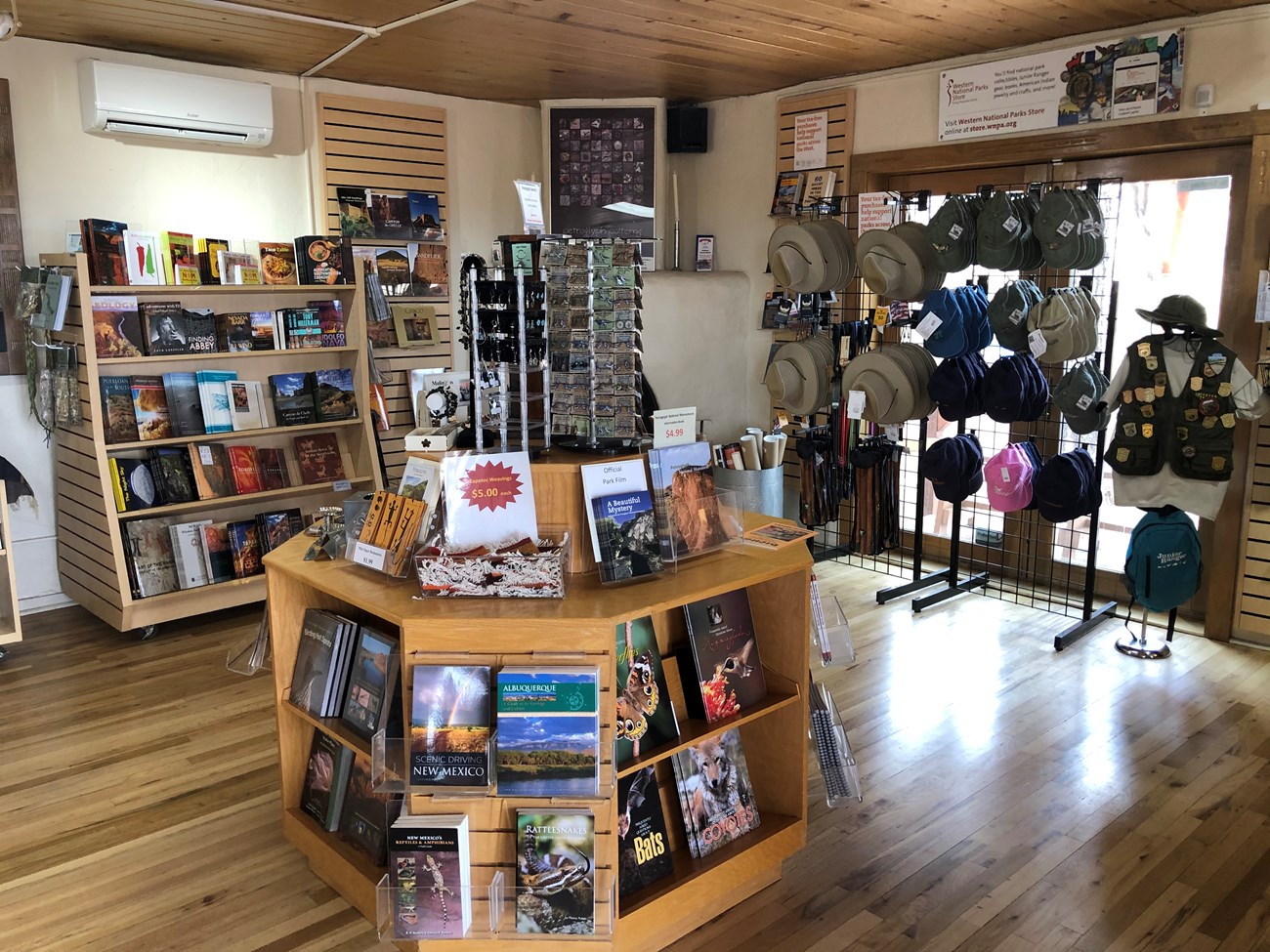 Interior view of the park store