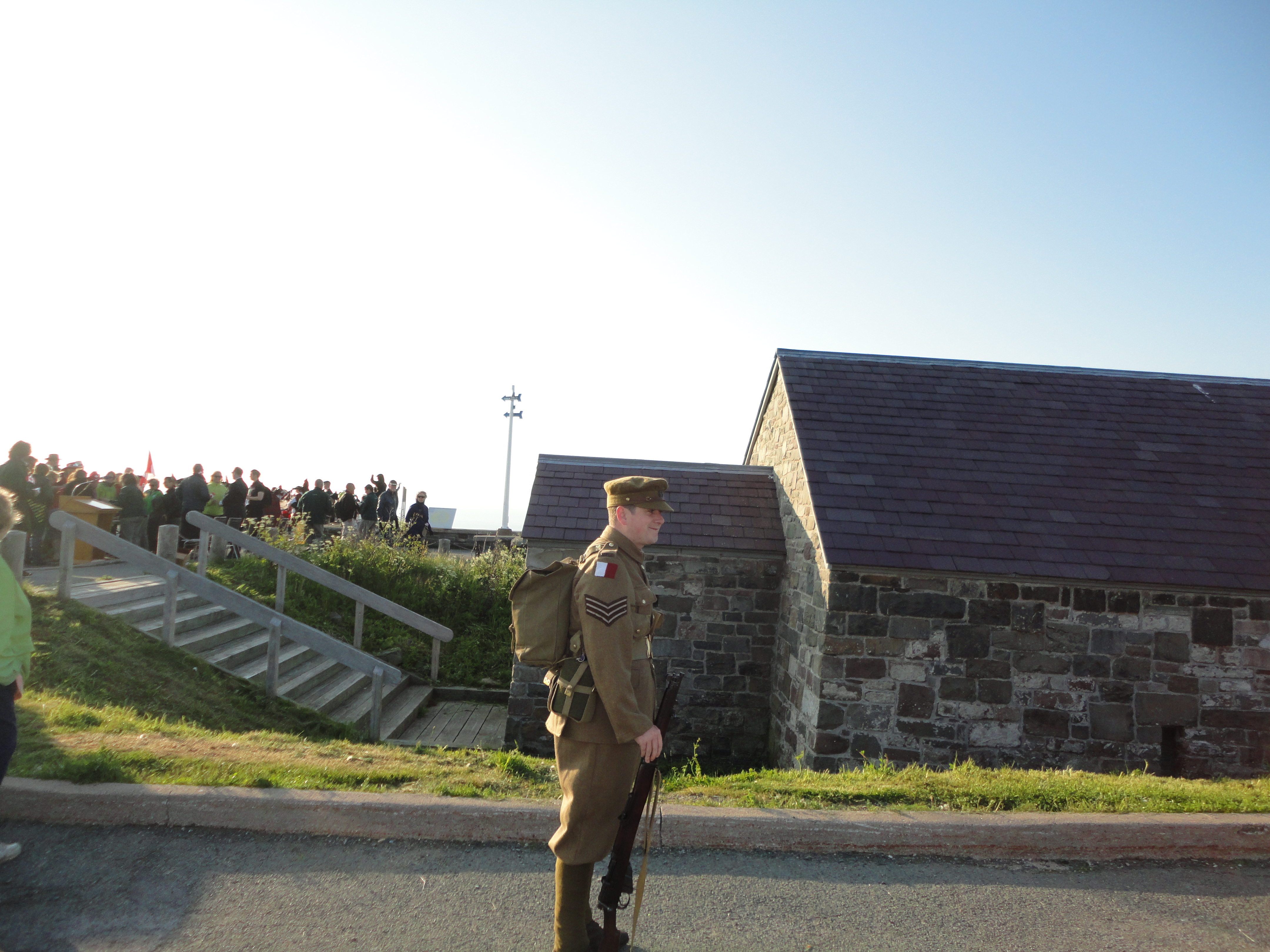 Jon from Parks Canada in WW I Newfoundland Regiment