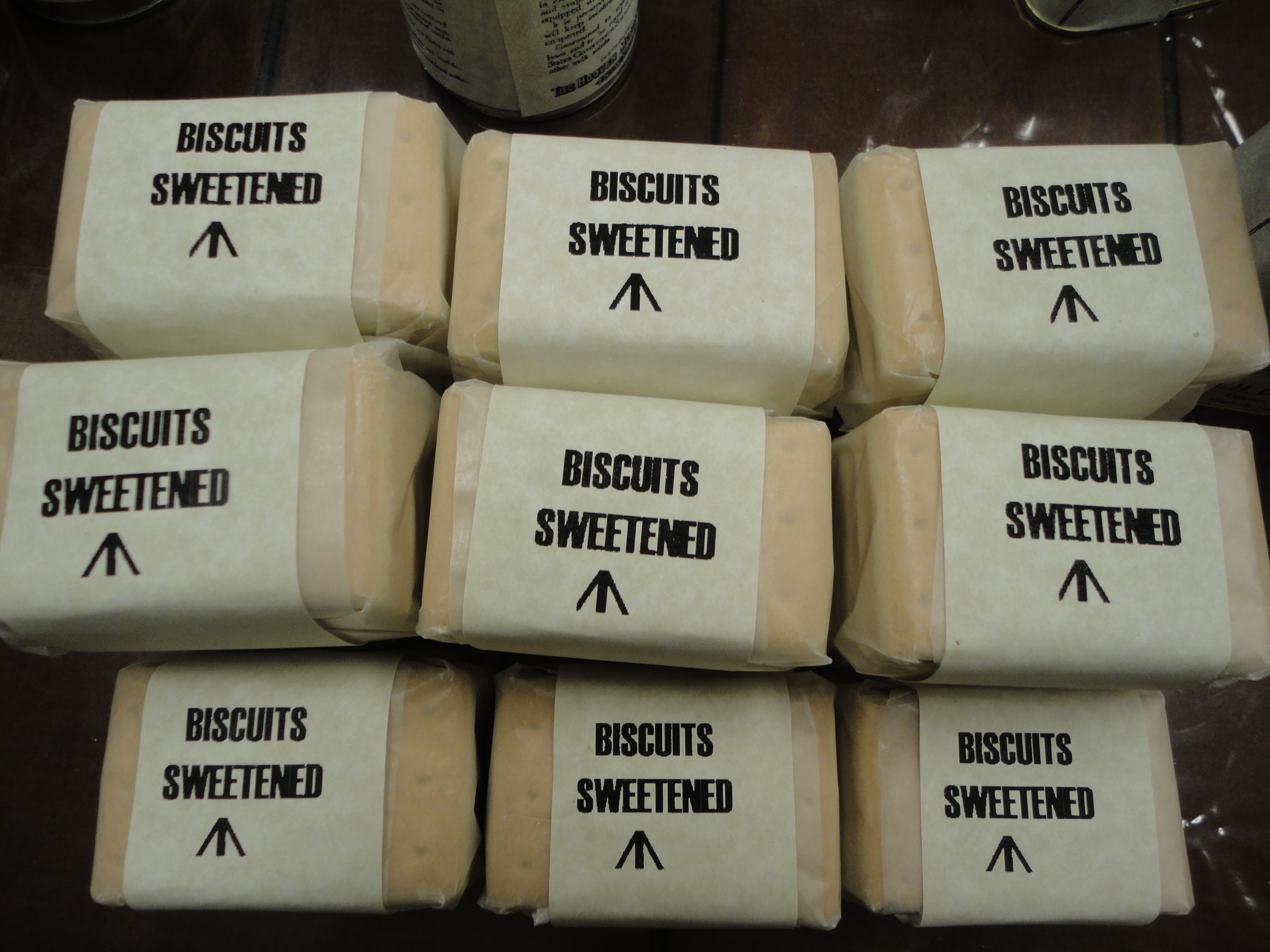 World War 1 Rations: Biscuits Sweetened