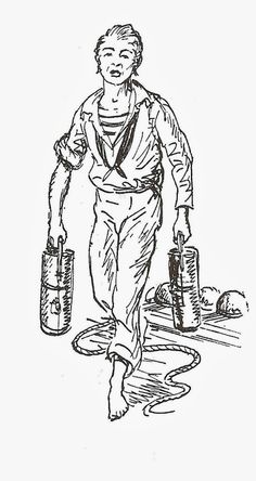 Powder Monkey pencil drawing Powder Monkey pencil drawing