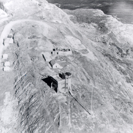 American guns near Cabot Tower