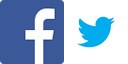 Facebook and Twitter Logos