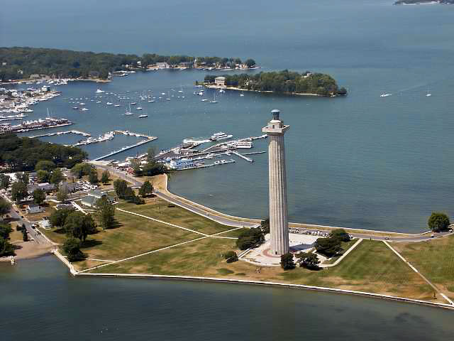 66048D4B-155D-4519-3E461017F5B22F01Original Aerial view of Perry's Victory and International Memorial