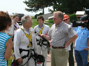 Vertical Access Firm to inspect monument