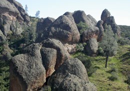 Rock formations near Resurrection Wall Rock formations near Resurrection Wall
