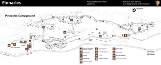 Pinnacles National Park Trail Map Maps - Pinnacles National Park (U.s. National Park Service)