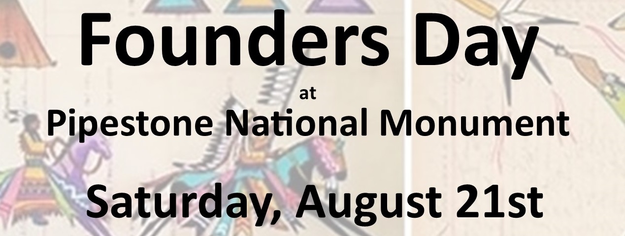 Founders Day Text overtop of ledger art