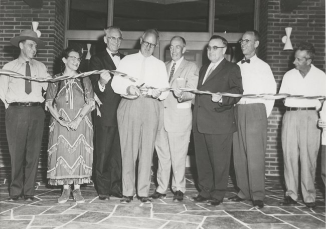 Dedication of Monument Visitor Center – July 1958